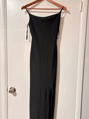 Popular 21 Black Maxi Dress - Adjustable Straps